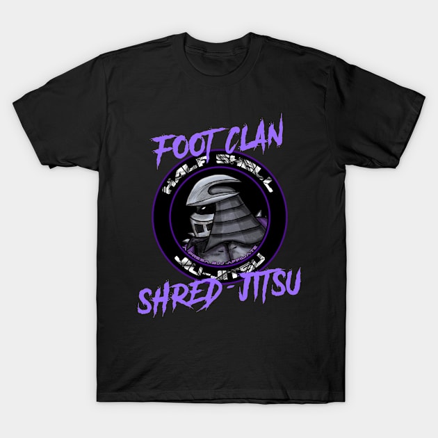 Half Shell BJJ - Shred-jitsu T-Shirt by HalfShellTees